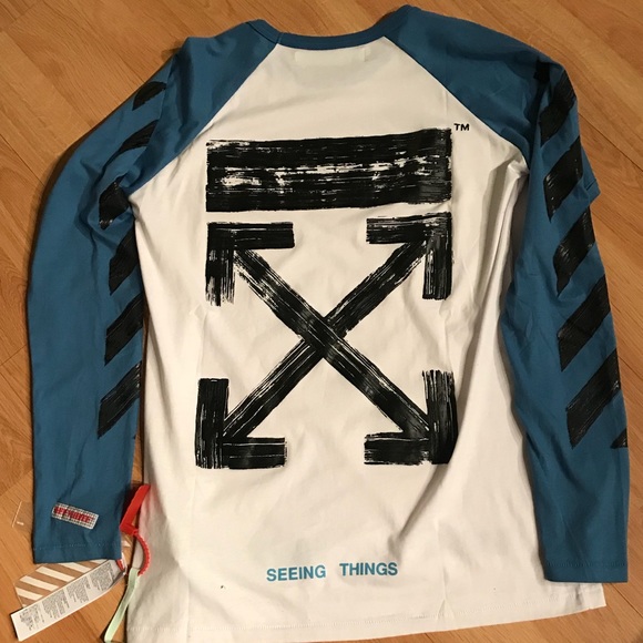 Off White Long Sleeve T-Shirt - Picture 2 of 2